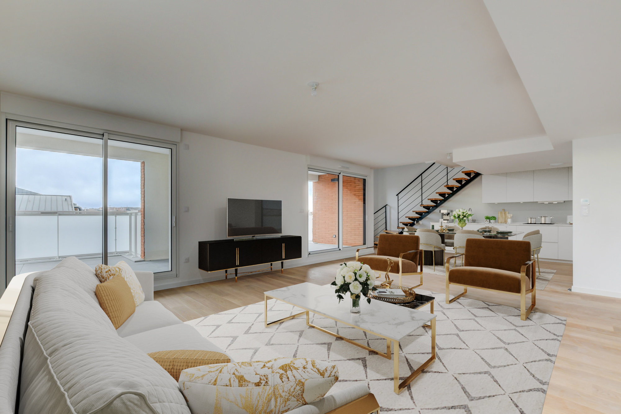 Duplex Place de l'Ormeau